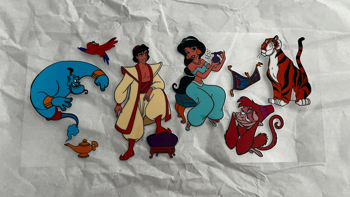 Aladdin UVDTF Decals