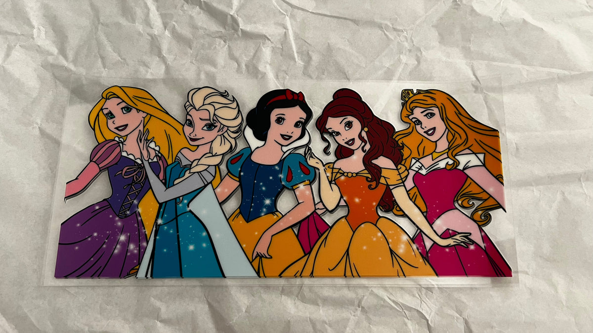 Disney princess UVDTF Decals
